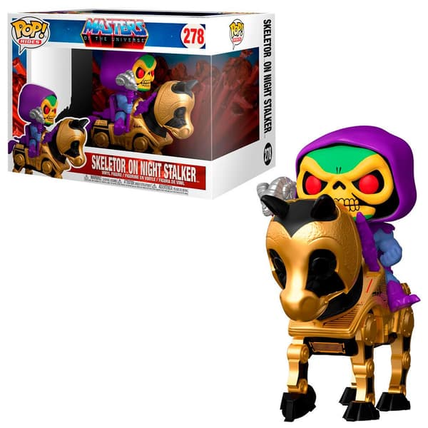 Funko Pop Masters Of The Universe Skeletor With Night Stalker Flerfärgad