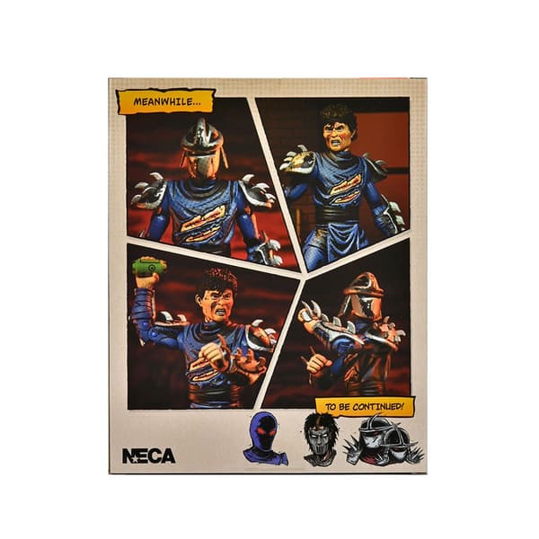 Neca Figur Teenage Mutant Ninja Turtles Mirage Comics Action Battle Damaged Shredder 18 Cm Transparent