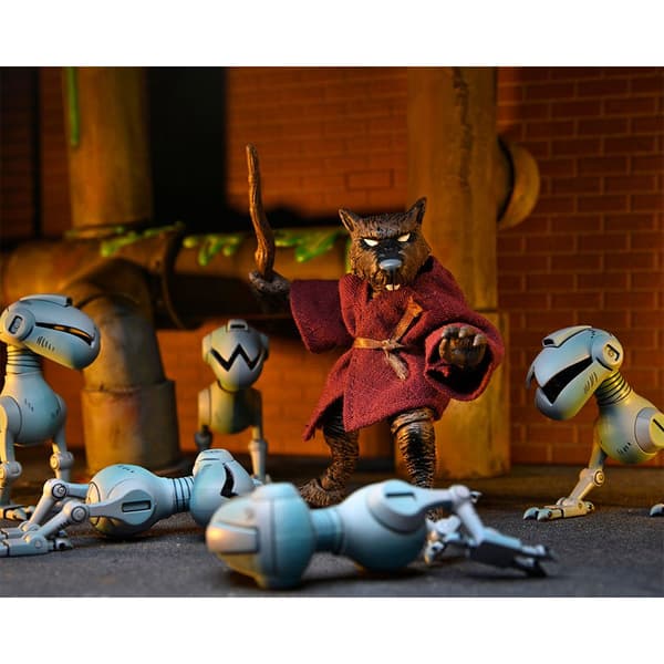 Neca Figur Teenage Mutant Ninja Turtles Mirage Comics Action Splinter 18 Cm Transparent