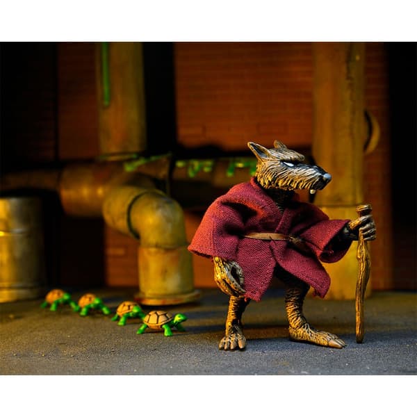 Neca Figur Teenage Mutant Ninja Turtles Mirage Comics Action Splinter 18 Cm Transparent
