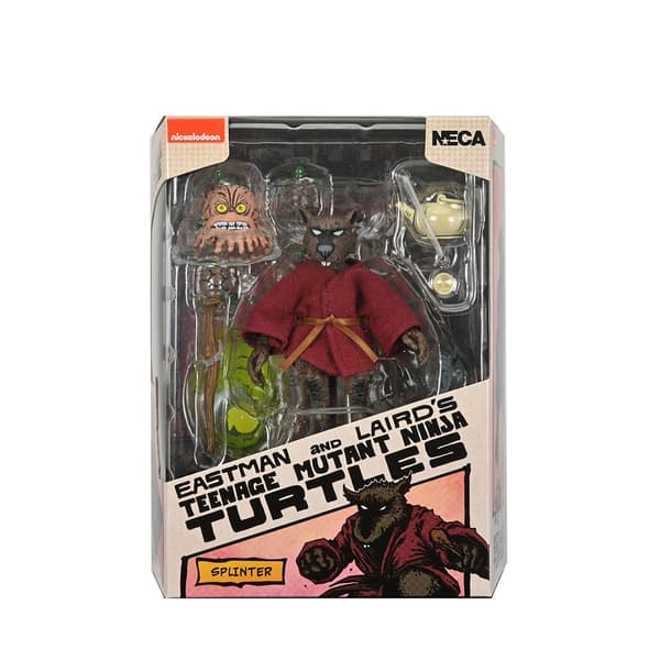 Neca Figur Teenage Mutant Ninja Turtles Mirage Comics Action Splinter 18 Cm Transparent