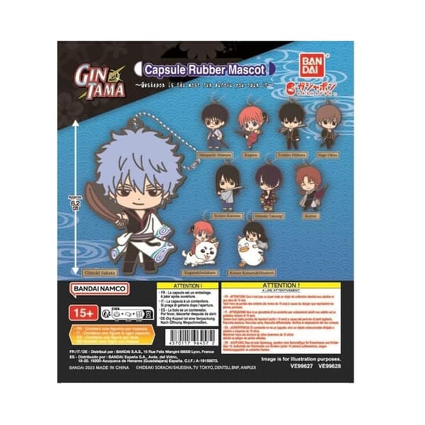 Bandai Gummi Maskot Japansk Lotteri Gintama Capsule