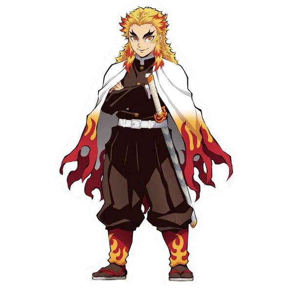Madcow Kimetsu No Yaiba Lampe Rengoku 40 Cm