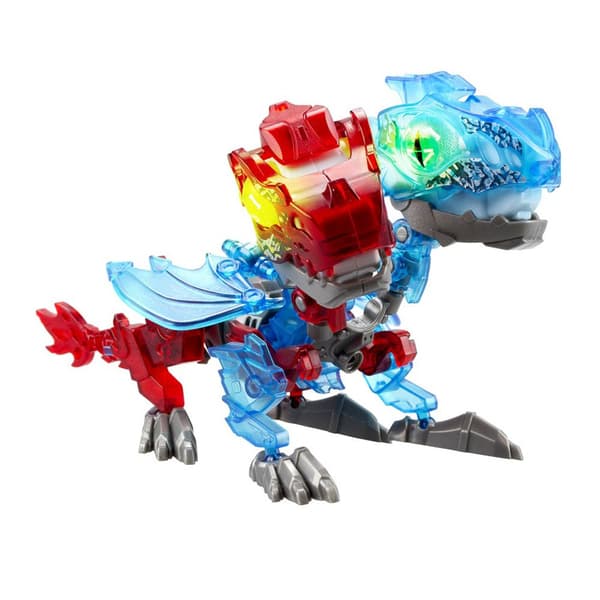 Biosaurus Assorteret Figur Battle Pack Doble Transparent