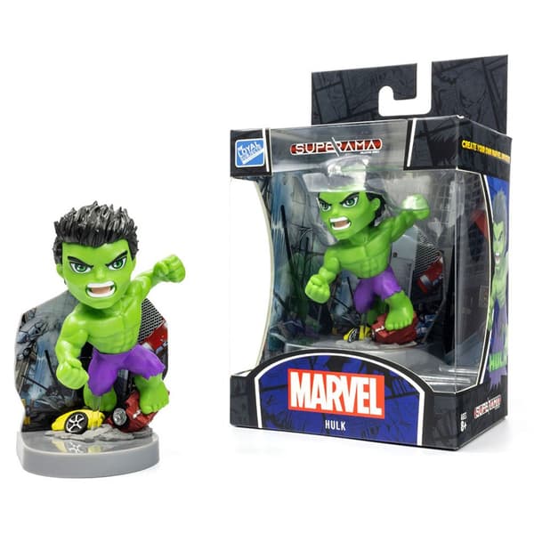 The Loyal Subjects Hulkfigur Mini Diorama Superama The Lowayl Subjects 10 Centimeter Grönt