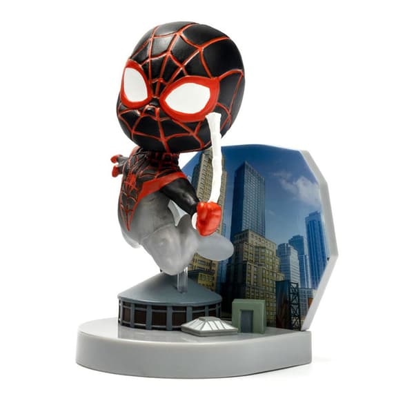 The Loyal Subjects Figur Mini Diorama Superama The Lowayl Subjects Miles Morales 10 Cm Flerfarvet
