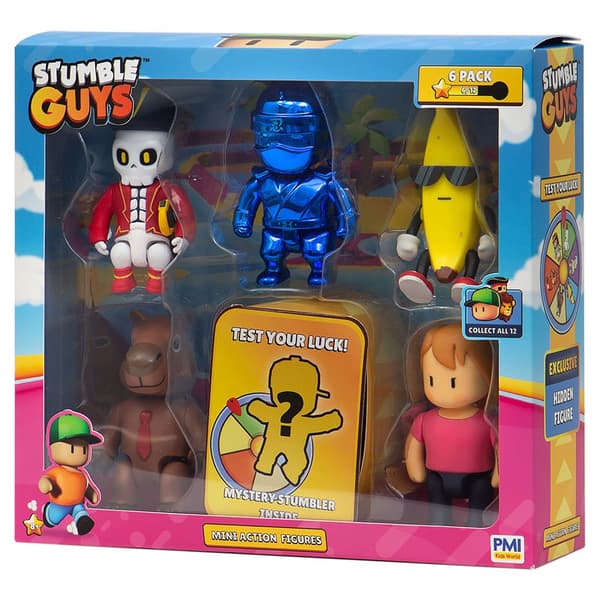 Stamble Guys Handling 7.5 Cm 6 Enheter Figur