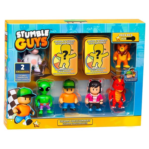 Stamble Guys Av Pack 8 Enheter Figur
