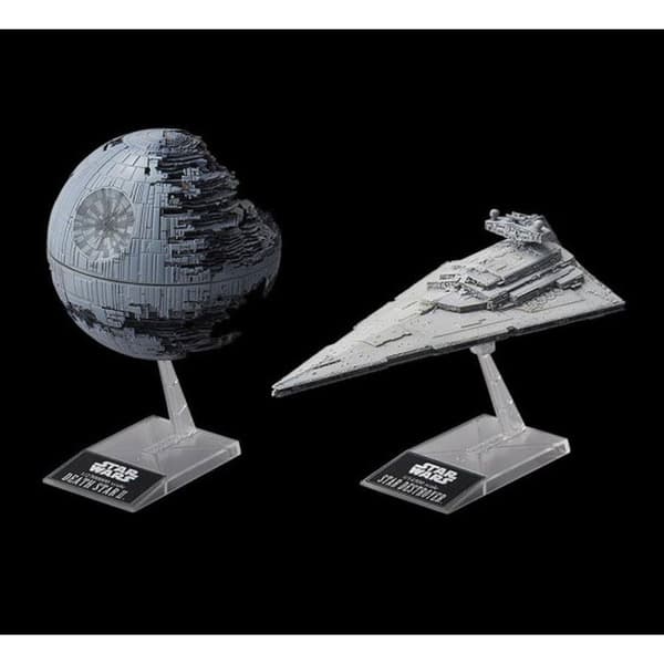 Bandai Star Wars Model Death Star & Imperial Star Destroyer Star Wars