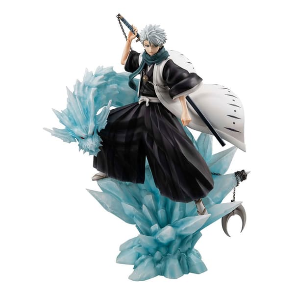 Megahouse Pris Pris Serie Gem Bleach Statue Pvc Toshiro Hitsugaya 28 Cm