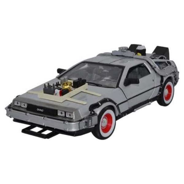 Welly Tillbaka Till Framtiden Replikbil Delorean 3 1/24 Flerfärgad