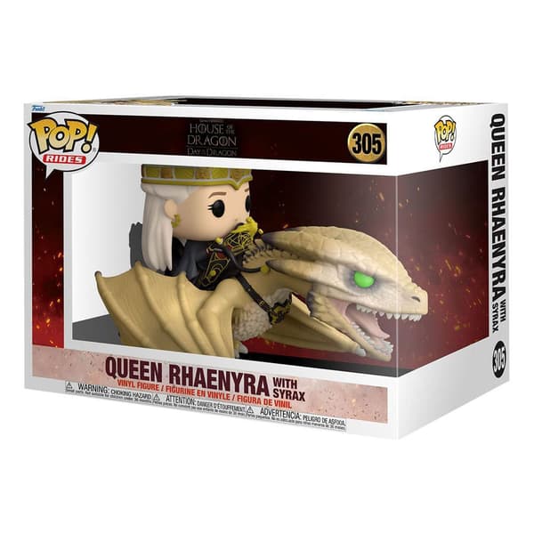 Funko Figur Pop House Of The Dragon Rhaenyra With Syrax 76490