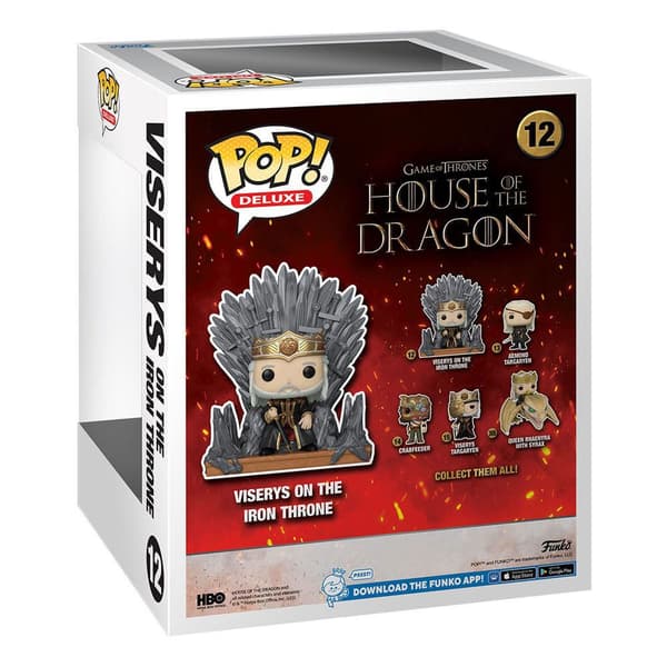 Funko Figur Pop House Of The Dragon Viserys On The Iron Throne 76470