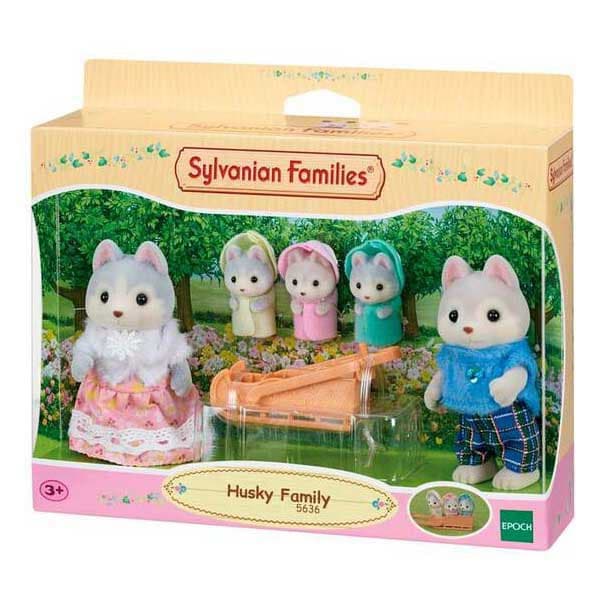 Epoch Familie Husky Sylvanian Families Rosa