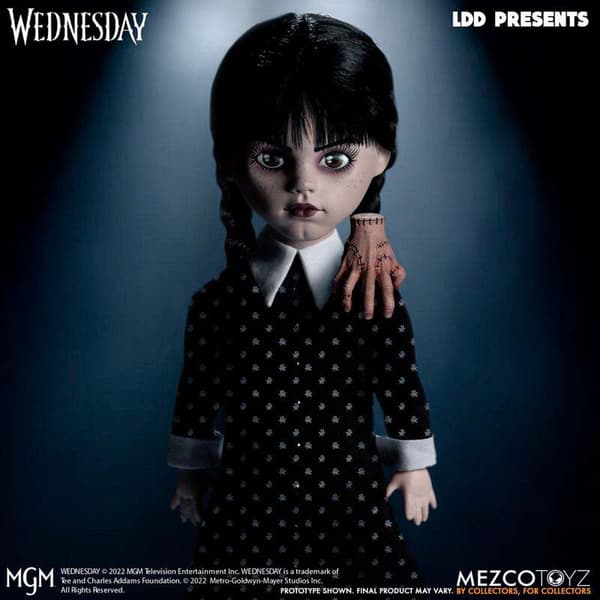 Mezco Toys Dukke Wednesday 25 Cm Det Addams Familie