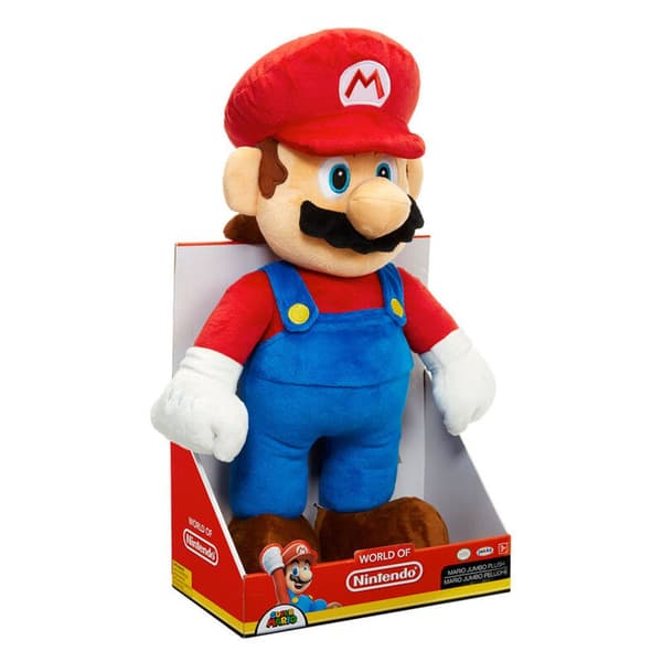 Jakks Pacific Bamse Mario Bros Jumbo 50 Cm Flerfarvet