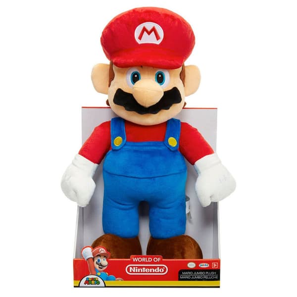Jakks Pacific Bamse Mario Bros Jumbo 50 Cm Flerfarvet