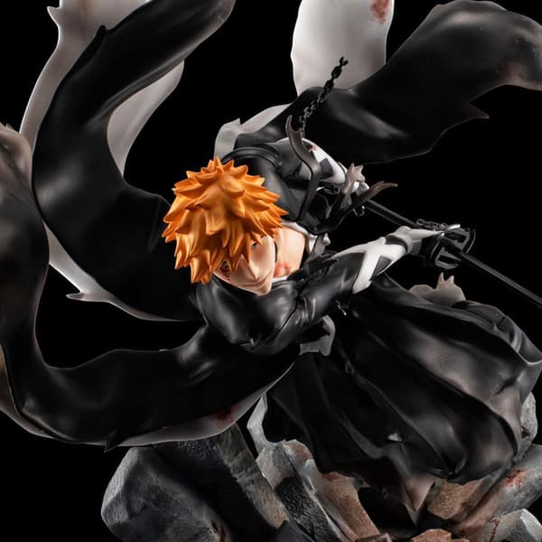 Megahouse Hinta Hinta-sarjan Gem-valkaisupatsas Pvc Ichigo Kurosaki 25 Cm