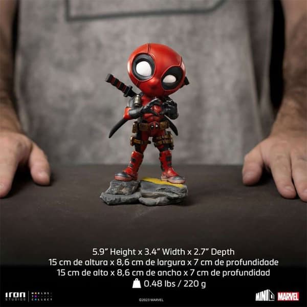 Iron Studios Mini Mini Co. Pvc Deadpool 15 Cm Marvel