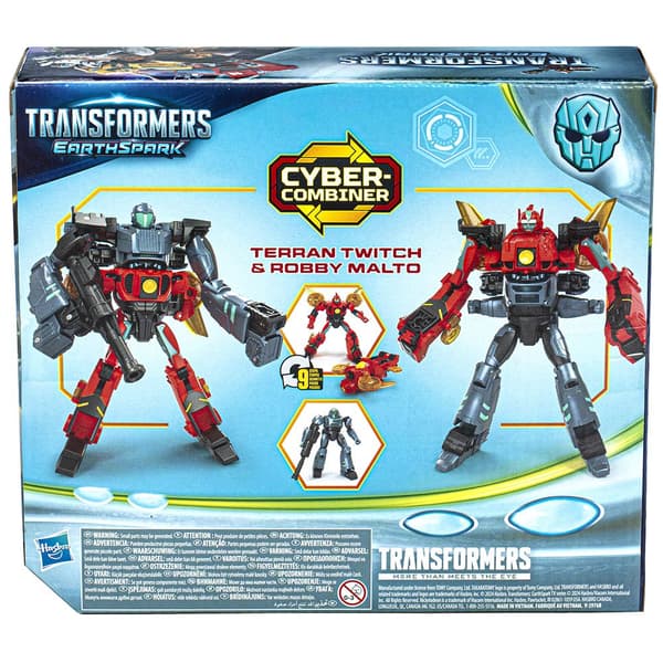 Transformers Figur Earthspark Cyber Combiner Terran Twitch Y Robby Malto