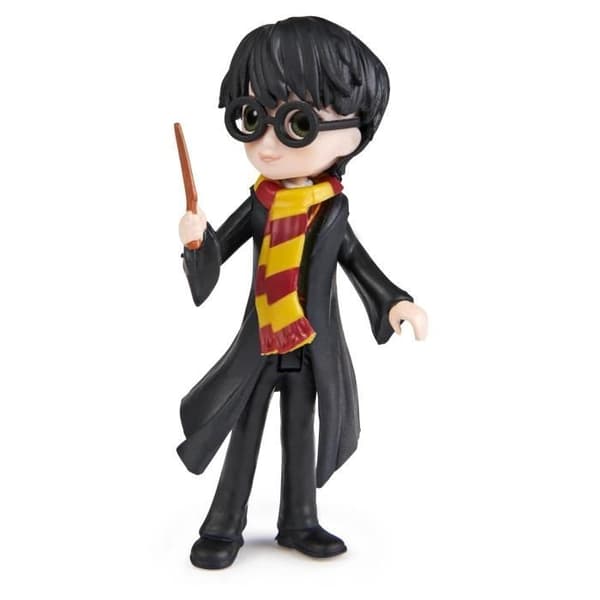 WIZARDING WORLD - MAGICAL MINIS HARRY POTTER FIGURINE - 6062061 - 8 cm actionfigur + samlingsark - Harry Potter Universe