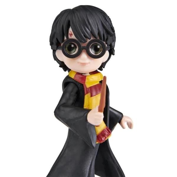 WIZARDING WORLD - MAGICAL MINIS HARRY POTTER FIGURINE - 6062061 - 8 cm actionfigur + samlingsark - Harry Potter Universe