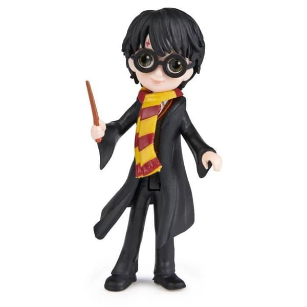 WIZARDING WORLD - MAGICAL MINIS HARRY POTTER FIGURINE - 6062061 - 8 cm actionfigur + samlingsark - Harry Potter Universe