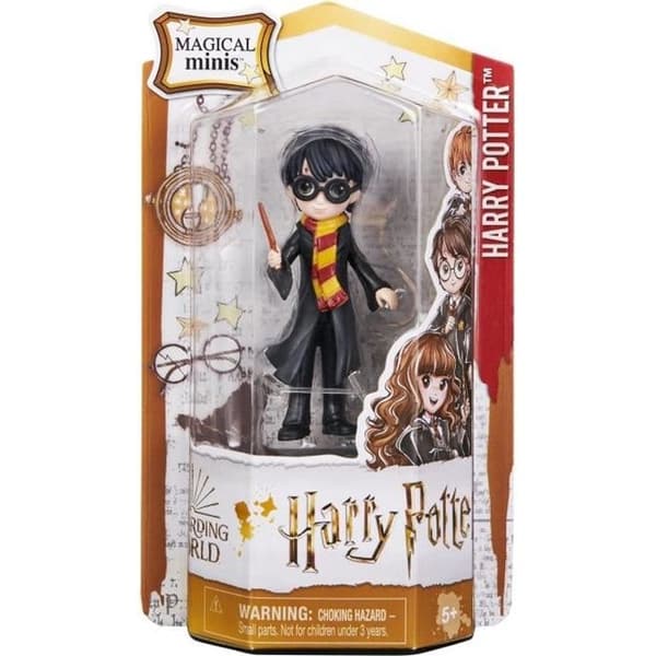 WIZARDING WORLD - MAGICAL MINIS HARRY POTTER FIGURINE - 6062061 - 8 cm actionfigur + samlingsark - Harry Potter Universe