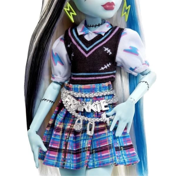 Monster High - Frankie Stein med djur - Docka - 4 år och uppåt - MONSTER HIGH - HHK53 - MONSTER HIGH FASHION DOLL