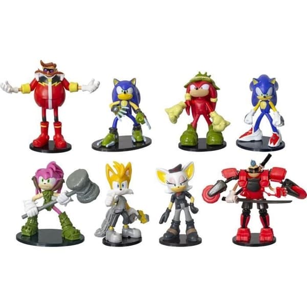 SONIC - 8 ledade figurer - 7,5 CM (ASST)