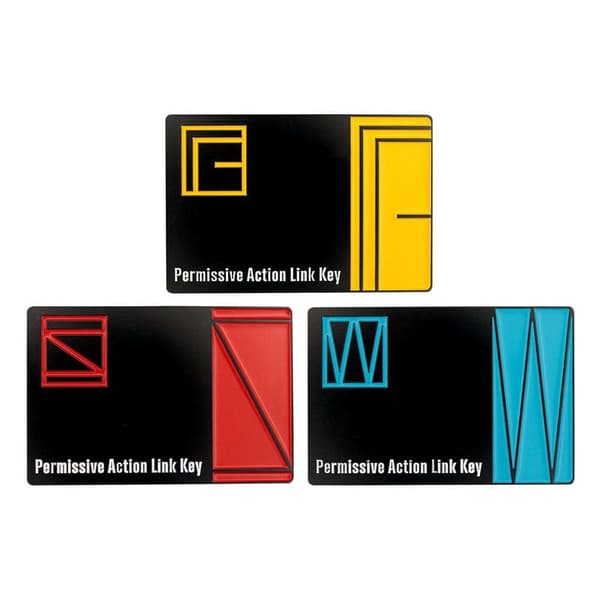 Fanattik Limited Metal Gear Solid Edition Replica Keycard-set Durchsichtig
