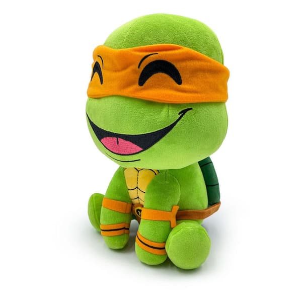 Youtooz Siddende Michelangelo 23 Cm Ninja Skildpadder Bamse