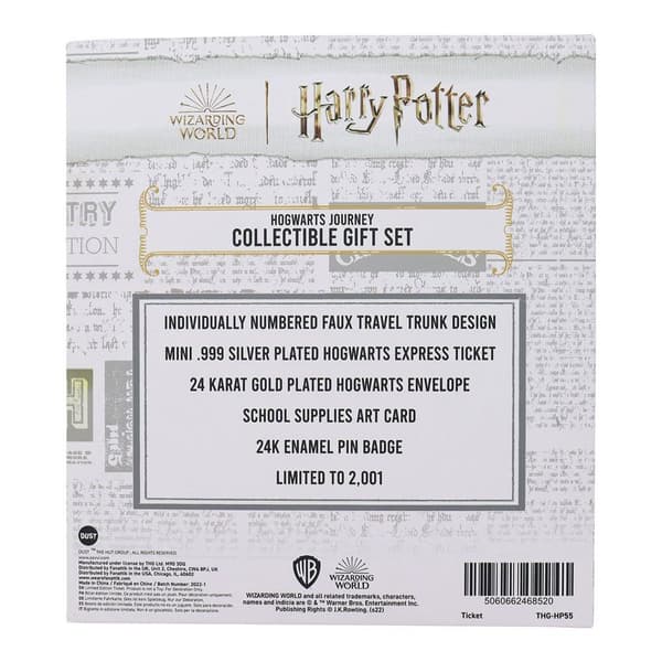 Fanattik Samler Gaveæske Harry Potter Harry Potter ´s Journey To Hogwarts Collection Gylden