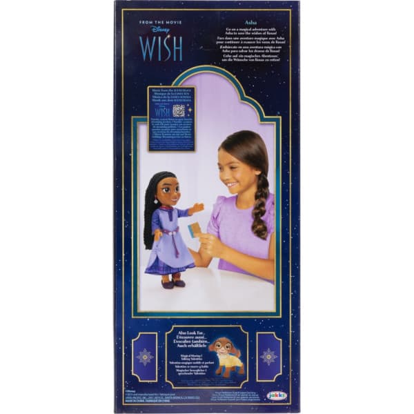 Disney WISH - Asha nukke 38cm, liila