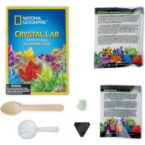 National Geographic Glow in Dark Crystal Growing -leikkisetti
