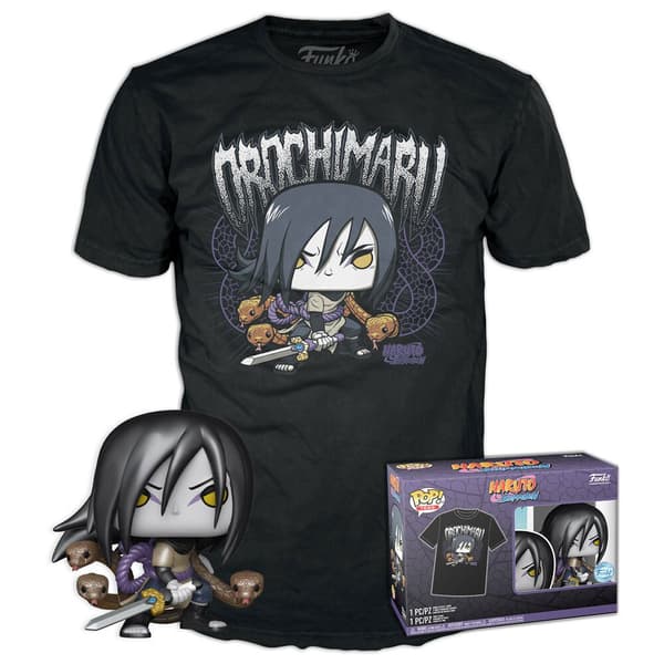 Funko Naruto Shippuden Pop Och Kortärmad T-shirt Orochimaru  L