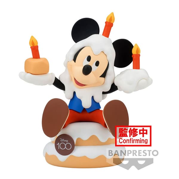 Banpresto Figur Mickey Mouse 100th Anniversary Disney Characters 11 Cm