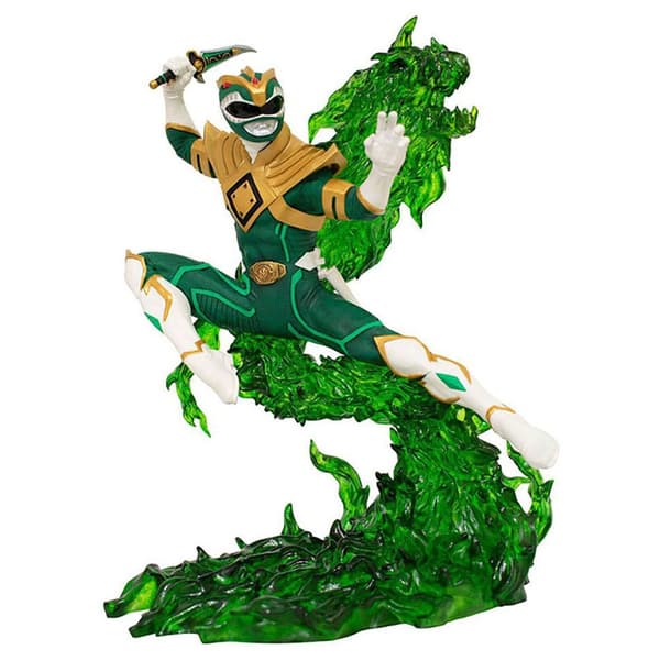 Diamond Select Pvc Statue Green Ranger Gallery 25 Cm Strøm Rangers