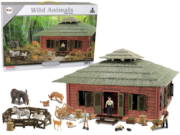 DIY Kit Farm Shed Djur Tiger Deer