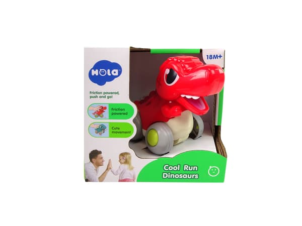 Dinosaur on Wheels T-Rex rød figur