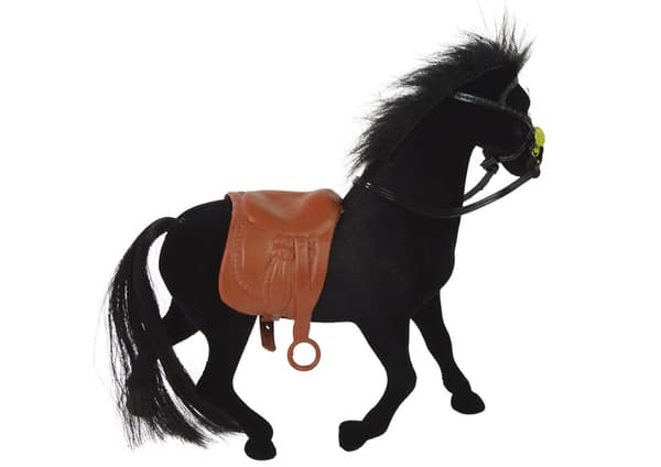 Sort Farm Velvet Horse Figur