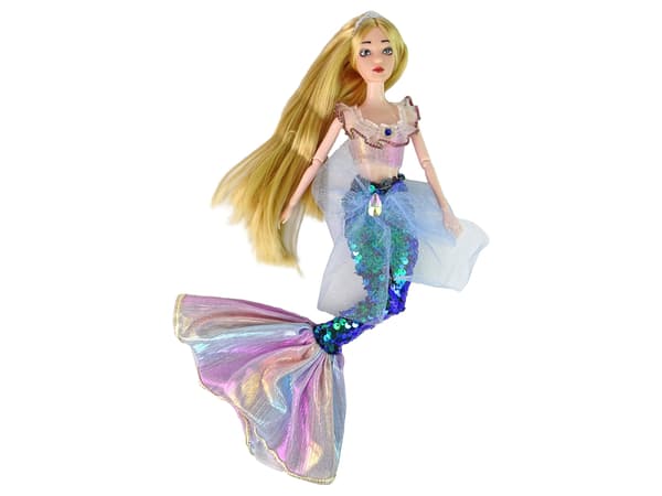 Barndocka Emily Mermaid Gröna tillbehör