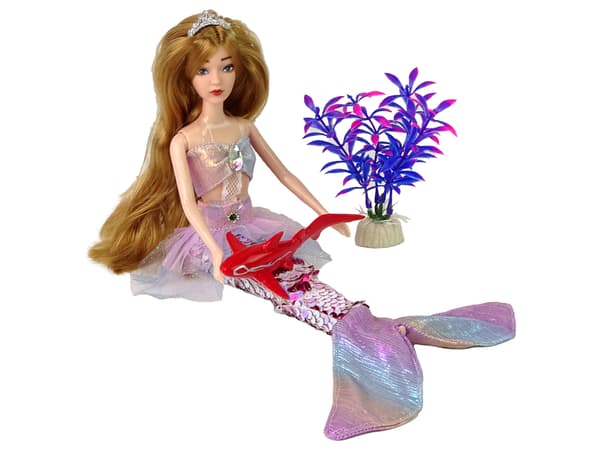 Børnedukke Emily Mermaid Pink Tilbehør