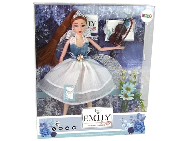 Barndocka Emily Violin Blommor