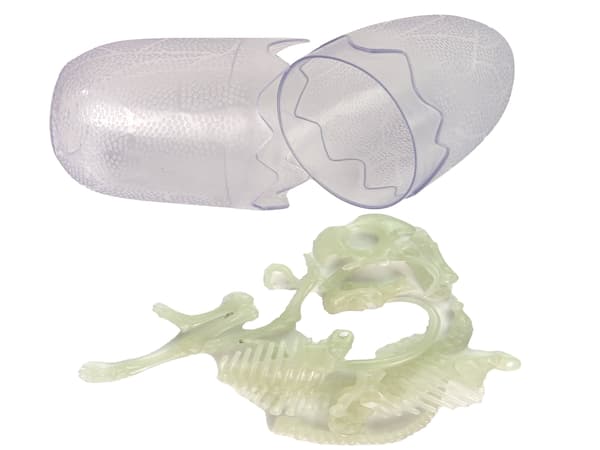 Glow In The Dark 3D Skeleton Dinosaurs Mammoth in Egg