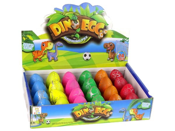 Udklækkende Dinosaur Magic Egg Vokser 6 cm Farver