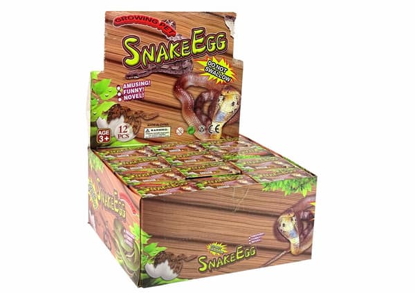 Udklækkende Voksende Magic Snake Egg 6cm