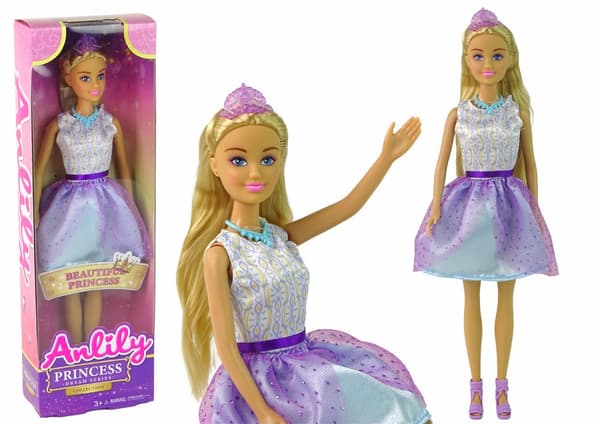 Anlily Princess -nukke Princess Violet Queen
