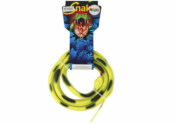 Keinotekoinen kumi Coral Snake Keltainen PVC-laastareilla