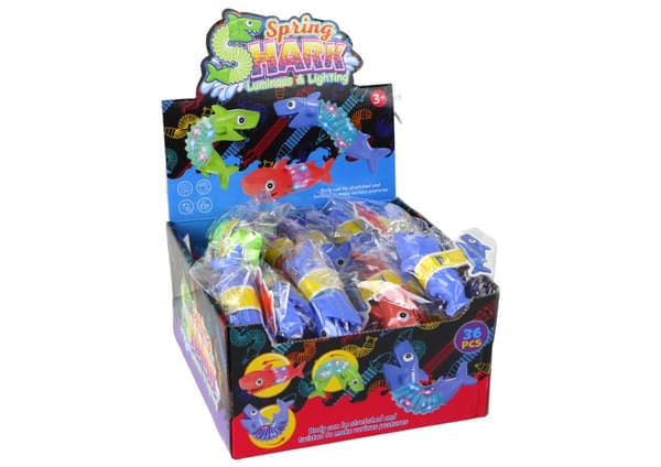 Shark Stretching Anti-stress Lysande LED Pop Tube